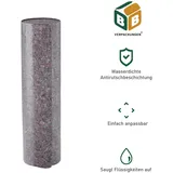 BB-Verpackungen GmbH 2 x Abdeckvlies (1,0 x 50 m) Malervlies wasserdicht Renovierung Bodenschutz mit Anti-Rutsch Beschichtung saugstark rutschhemmend BB-Verpackungen