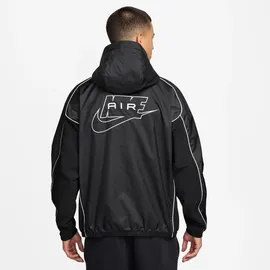 Nike Sportswear Air Sweatjacke Herren Schwarz/Weiß L
