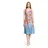 Vera Mont Cocktailkleid Blumenprint Blau 42