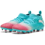 Puma Future 8 Match RE-CHARGE FG/AG Fußballschuhe Jugendliche rosa|weiß|blau 28