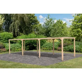 Karibu Cubus 2,89 x 2,89 m Natur