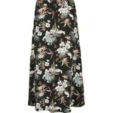 URBAN CLASSICS Viscose Kurzer Rock Black Mixed L