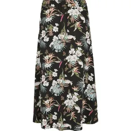 URBAN CLASSICS Viscose Kurzer Rock Black Mixed L