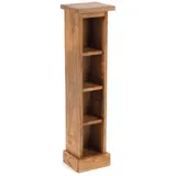 DESIGN DELIGHTS CD Regal 75 x 18 x 14,5 cm Honigfarben