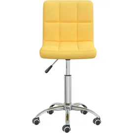 vidaXL Bürostuhl Drehbar Stoff Gelb