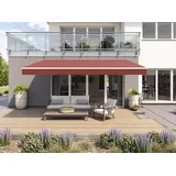 WISMAR Gelenkarmmarkise Classic 400 cm rot