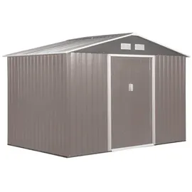 Outsunny Metallgerätehaus 2,77 x 1,91 m grau