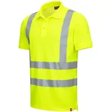 AS Arbeitsschutz Nitras Motion Tex Viz Warn-Poloshirt 4XL Neongelb