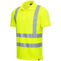 AS Arbeitsschutz Nitras Motion Tex Viz Warn-Poloshirt 4XL Neongelb