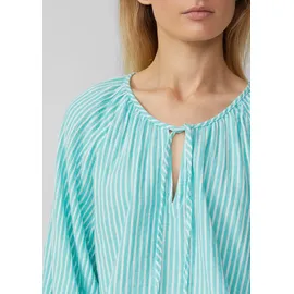 s.Oliver Musselin-Bluse mit Raglanärmeln und Raffung Blau XS