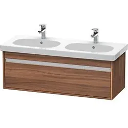 Duravit Ketho Waschtisch-Unterschrank KT666907979 115 x 45,5 cm, nussbaum natur, 1 Auszug, wandhängend