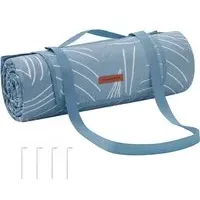 Songmics Picknickdecke hellblau 200 x 200 cm