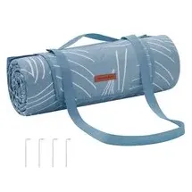 Songmics Picknickdecke hellblau 200 x 200 cm