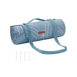 Songmics Picknickdecke hellblau 200 x 200 cm