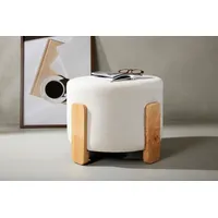 VCM Pouf 52,5 cm Braun