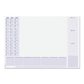Sigel Schreibtischunterlage Lilac HO355 Schreibunterlage 3-Jahreskalender Mehrfarbig (B x H) 595mm x 410mm