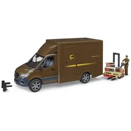 Bruder 02678 Matchbox Sprinter UPS mit Fahrer und Zubehör