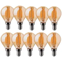 Energmix 10x 4 Watt E14 Edison LED Vintage Filament