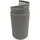 zaun|zu® Sichtschutzstreifen 255 x 15 cm grau Metall 2 St.