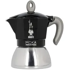 Bialetti MOKA INDUCTION NERA Kaffeemaschine - geeignet für 4 Tassen