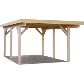 Palmako Karl Einzel-Carport 360 x 512 cm naturbelassen