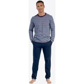HOM Pyjama Long Sleepwear Atlantic Blau XXL