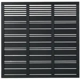 Plus Sichtschutzelement Silence 176 x 170 cm Schwarz