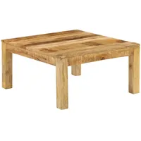 VidaXL Couchtisch Mango-Massivholz 80×80×40 cm