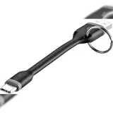 Renkforce USB-Kabel USB 2.0 USB-A Stecker, USB-C® Stecker 0.10 m Schwarz RF-3425172