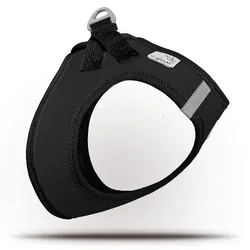 Curli Vest Geschirr Softshell | Schwarz 3XS Brustumfang 24-28cm