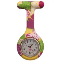 Brandneue Mode Silikon Krankenschwestern Brosche Tunika Taschenuhr neu mit Batterie von Boolavard TM. (1 - Sky hellblau)