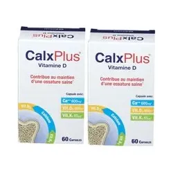 CalxPlus Vitamine D DUO Prix Réduit Capsule(S) 2x60 pc(s)