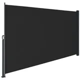 Tectake Aluminium Seitenmarkise 300 x 180 cm Schwarz