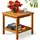 CASARIA Washington Beistelltisch 45 x 45 x 45 cm braun