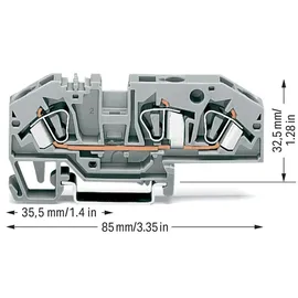 WAGO GmbH &amp; Co. KG Durchgangsklemme 282-699
