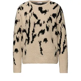 STREET ONE Rundhalspullover Beige 44
