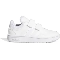 ADIDAS Kinder Freizeitschuhe Hoops, FTWWHT/FTWWHT/FTWWHT, 30
