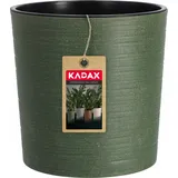 Kadax Blumentopf mit Holzspänen, eleganterübertopf mit Einlage, Topf, Gartenschale, Blumenkübel, Blu -