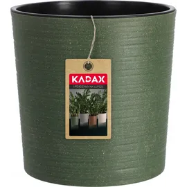 Kadax Blumentopf mit Holzspänen, eleganterübertopf mit Einlage, Topf, Gartenschale, Blumenkübel, Blu