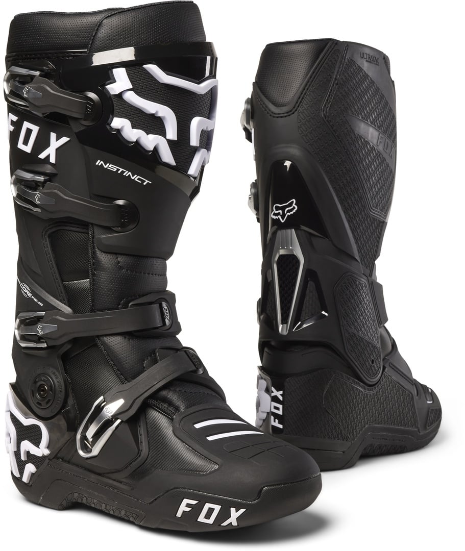 FOX Instinct Motocross Stiefel, schwarz, Größe 44 für Männer