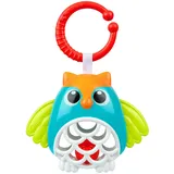 Chicco Eule Rassel, mit Ball und weiche Kunststoffteile für zahnende Baby, leicht auf Kinderwagen zu befestigen, manuelle und visuelle Fähigkeiten Entwicklung, Baby-Spielzeug 6-24 Monate