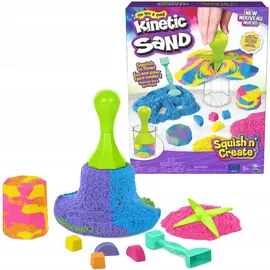 Spin Master Kinetic Sand Squish N' Create Knete 382 g mehrfarbig
