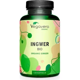 Vegavero Bio Ingwer Kapseln 650 mg 120 St.