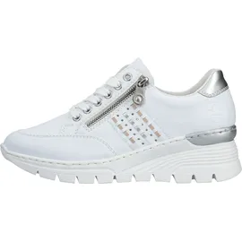 Rieker Sneaker Low Weiß/Rose 40