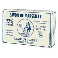 Marius Fabre - 6er Seifenset mit echter Marseiller Kernseife aus 72% Olivenöl (6 x 400g)