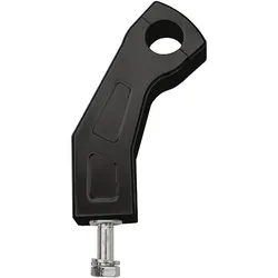 Ritz Alu-Riser gebogen Stijl, zwart, 120 mm, 1 inch, zwart