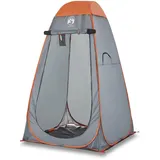 Sichtschutzzelt Grau und Orange Pop-Up Wasserdicht