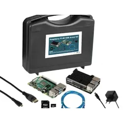 Raspberry Pi Y Pi 4B 4GB Armor Kit 4GB/Alu-Gehäuse/Zubehör - Gehäuse