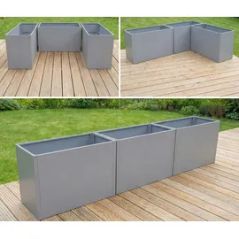 Mendler HWC-P64 77 x 150 x 100 cm Grau