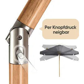 Sekey Balkonschirm Ø 200 cm Grau